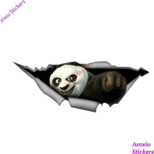 Personality Car Sticker Panda 3D Pet Vinyl Waterproof Car Window High Quality Accessories Decorative PVC 13cm X 5cm