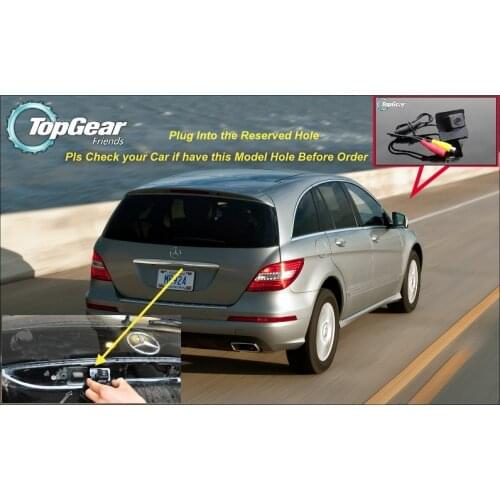 Original Reserved Hole Car Camera For Mercedes Benz R W251 R300 R350 R280 R500 R550 R63 AMG Rear View Back Up CCD RCA Camera
