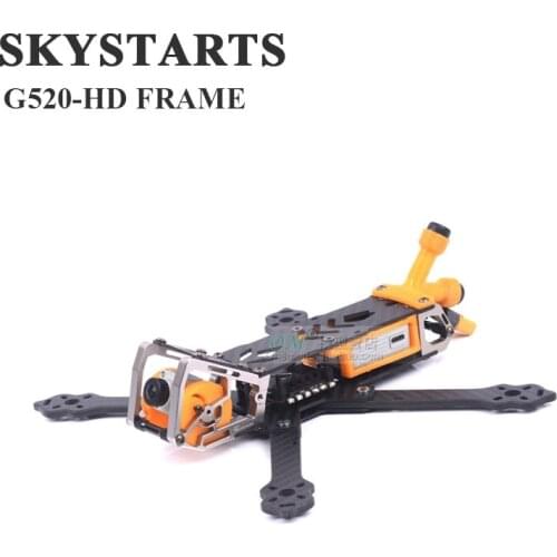 SKYSTARS 5 inch 228mm G520L Freestyle Quadcopter Frame kit for DJI Digital FPV System for DJI FPV Air Unit w/ Antenna Holder