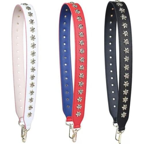 Leather bag strap luxury Crossbody Shoulder Bag Straps Handbag Handle Replacement bag accessories diy correas para bolsos STP199