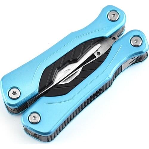 Luya pliers multifunctional outdoor EDC equipment portable folding pliers keychain screwdriver