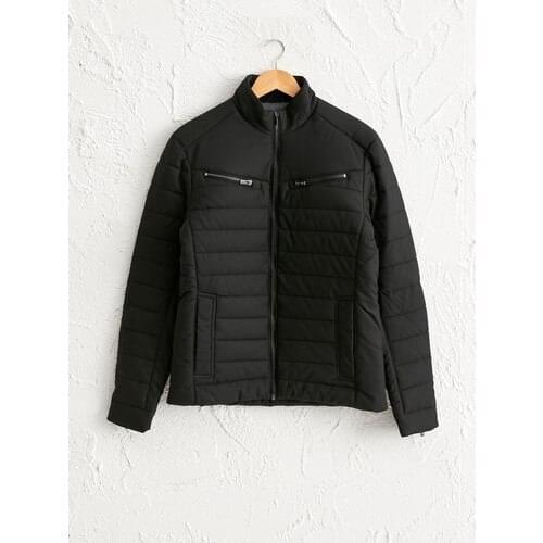 Mens Leather Look Coat