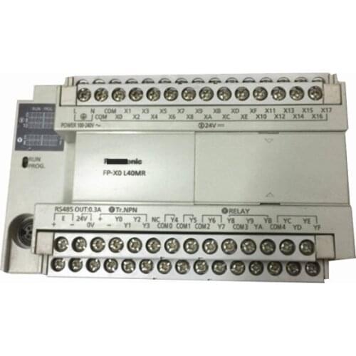 New Original AFPX0L40MR AFPX0L40R PLC 100-240VDC DC Input 24 Points Relay Output 12 Points FP-X0 Control Unit