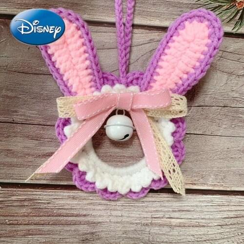 Disney Cute Cartoon Stellalou Wind Chime Rearview Mirror Ornaments Blessing Car Creative Ornaments