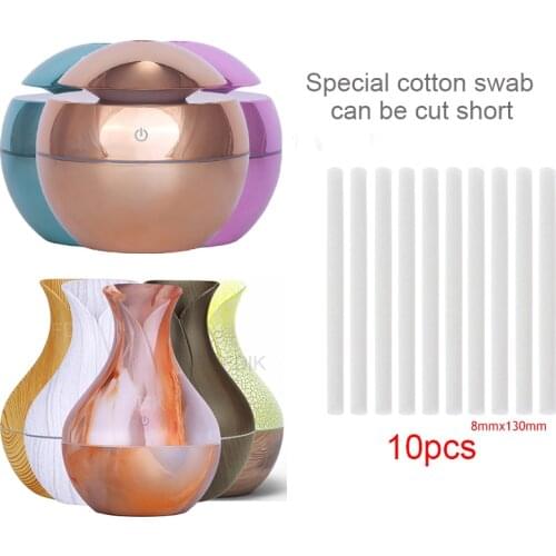 Replacement Cutton Swab For USB Air Ultrasonic Humidifier Aroma Diffuse Parts Can Be Cut 10 Pieces/ lot 130mm*8mm