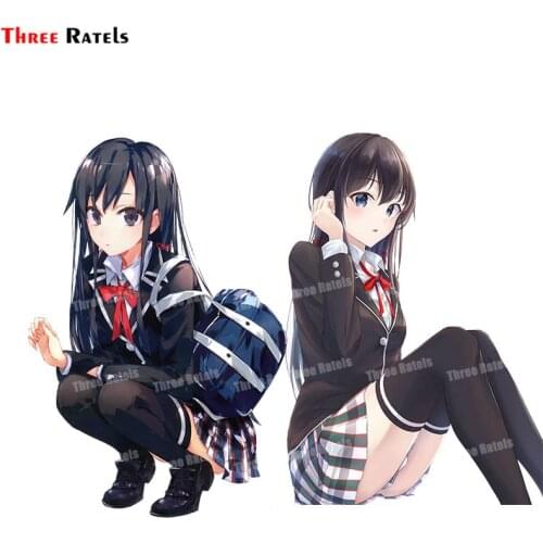 Three Ratels A50 Yukinoshita Yukino Yahari Ore No Seishun Lovecome Wa Machigatteiru For School Gifts Decal Vinyl Auto Sticker