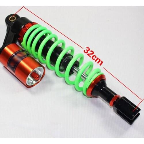 Motorcycle Rear Shock Absorber Suspension Universal Rebound Damping Adjusted For Yamaha Honde Suzuki Kawasaki fluorescent green