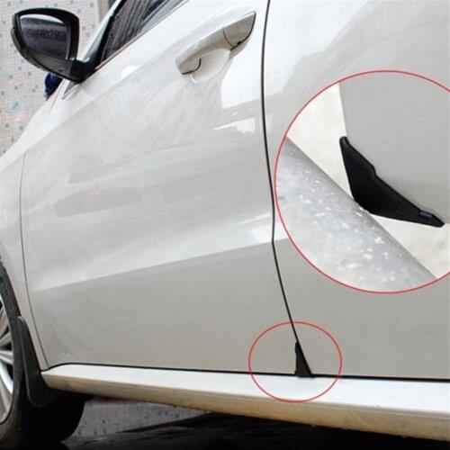 2pcs/set Silicone Car Door 90 Degree Angle Corner Cover Crash Bumper Protection Scratch Car Anti-Scratch Auto Protector Deco