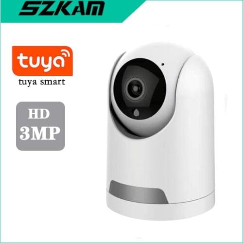 WIFI wireless surveillance camera 3MP HD PTZ home security outdoor waterproof mobile phone network shaking head machine