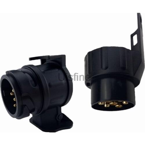 For Haval H9 2015-2021 Trailer towing 7 to 13-pin mini converter tractor European standard 13 to 7-pin adapter plug socket