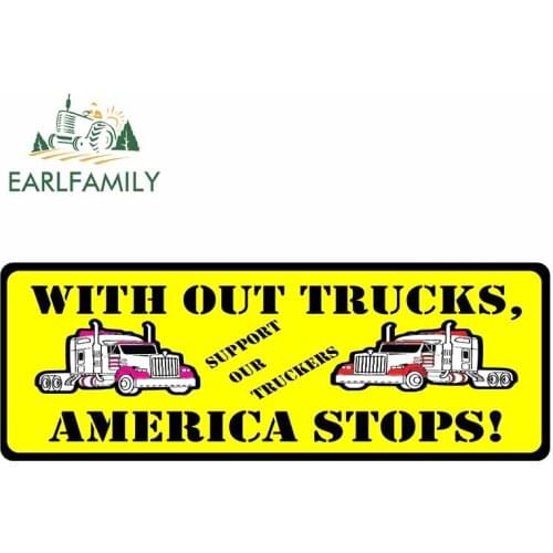 EARLFAMILY 13cm x 4.8cm For Sign Personality Car Sticker Waterproof Decal Creative Vinyl Material Scratch-proof Car Accessories