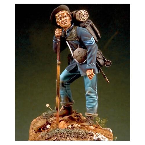 Resin Figure 1/32 ancient warrior stand sergeant Model Unassambled Unpainted Figure Building Kit