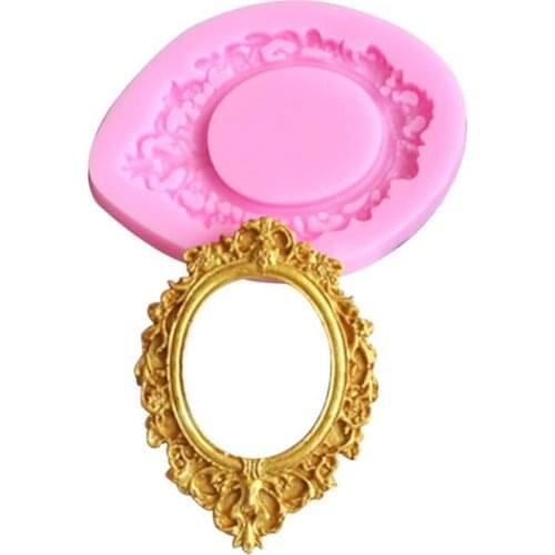 1PCS Crown Relief Frame Silicone Mold Fondant Mould Cake Decorating Tools Chocolate Gumpaste Molds Baking Pastry Tool