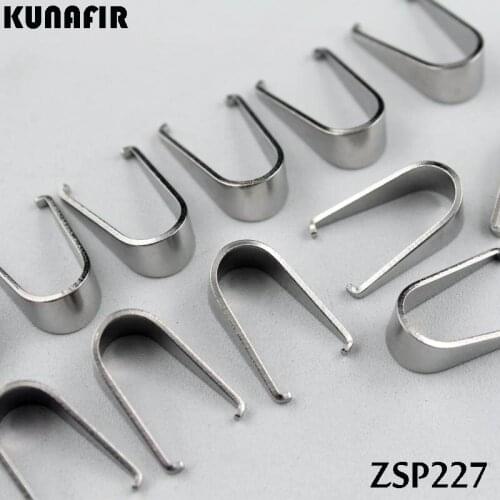 Big melon seeds hook 7.6mm stainless steel hook pandent accessories jewelry DIY parts 100pcs ZSP227