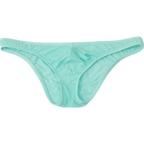 Mens Seamless Breathable Briefs Ultra-Thin See-Through Low-Rise Underwear High Quality Soft Comfortable Low-rise Underwear