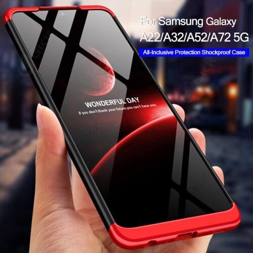 GKK Original Case For Samsung Galaxy A22 A32 A52 A72 A42 Case All-included Protection Shockproof Cover For Samsung A22 A32 A52