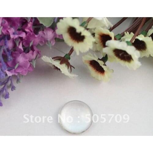 60pcs 20mm Clear Transparent Domed Magnifying Glass Cabochon Cover #22130