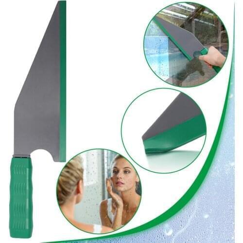 Car Window Glass Cleaning Rubber Squeegee Wrapping Scraper Plastic Handle Tint Water Ice Removal Wiper Household Hand Tool