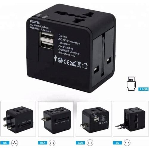 Universal Compatiple Charger UK, EU, USA, AUS plug combined used for Mobile phone, Tablets and Notebook