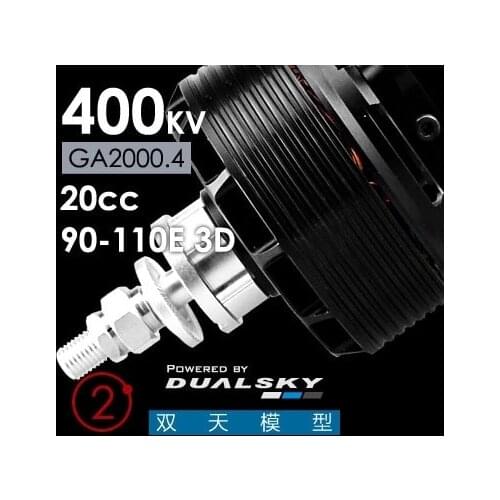 The second generation of DUALSKY GA2000 fixed-wing multi-rotor model 90-110E gasoline high-power brushless motor FOR rc airplane