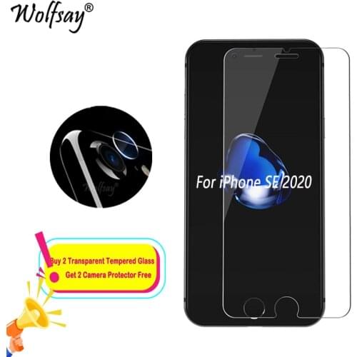 Tempered Glass For iPhone SE 2020 Screen Protector For iphone 13 Pro 7 8 Plus 11 12 Pro Max Glass Film For iPhone SE 2020 Glass