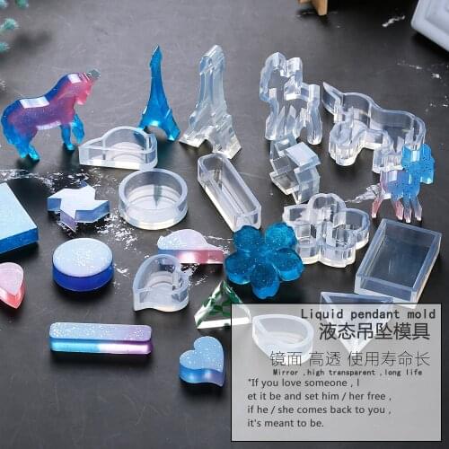 Epoxy resin molds Silicone Molds For Resin Windmill UV Epoxy Resin Mold Key Chain Pendant Craft DIY Making Jewelry Mold Tool