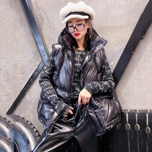 2021 Winter Vest Womens Hooded Sleeveless Jacket Fashion Thick Warm Down Cotton Vest Coat Oversized Female Winter Jacket Vests