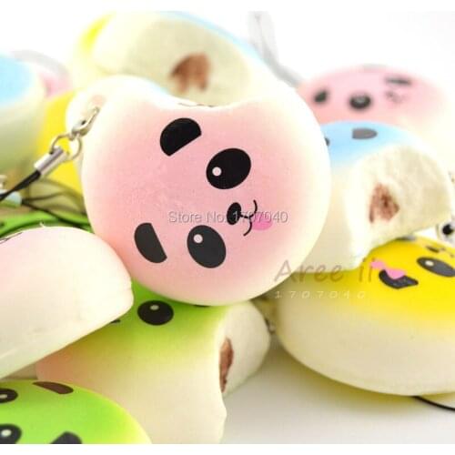 1PCS Squishy Bread Chocolate Sprinkles Popsicle Collectibles Soft Scented Food Toys