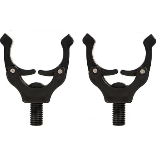 2Pcs/Bag Fishing Rod Holder Vertical Magnet ABS Flexible Rod Rack Fishing Banksticks Rod Pods Fishing Tackle