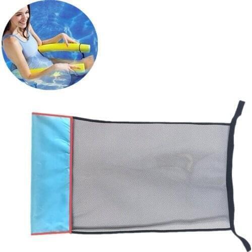 2019 New Arrival Polyester Floating Pool Noodle Foam Sling Mesh Float Chair Net Swimming Pool Party Kids Bed Seat Mat Relaxation