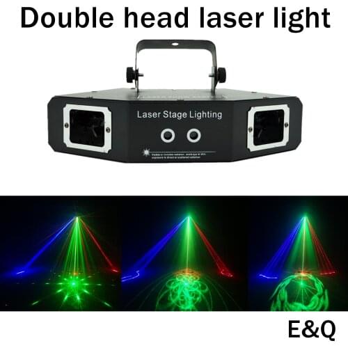 4 in 1 DMX 512 4 hole laser RGB full color beam DJ disco party party bar effect projector scanner laser stage light