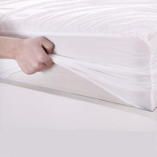 White Terry Waterproof Mattress Protector Cover For Bed Wetting And Bed Bug Suit Fitted Sheet