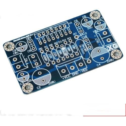 Free ship MINI version TDA7293 mono amplifier board PCB empty board