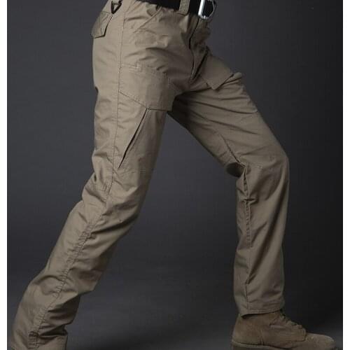 Spring and summer military camouflage pants wear-resistant waterproof special forces multi-pocket overalls training pants