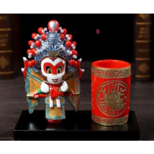 Chinese style porcelain Pen holder traditional features Crafts Decoration
