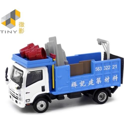 Tiny 1:76 94 Isuzu N series Demolition Truck Simulation Model Car