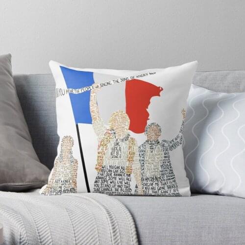 Les Miserables Throw Pillow Cushion Cover Polyester throw pillows case on sofa home living room car seat decor 45x45cm