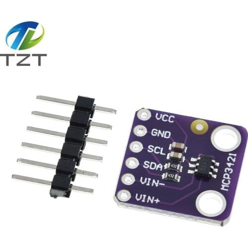MCP3421 I2C SOT23-6 delta-sigma ADC Evaluation Module Board For PICkit Serial Analyzer Module GY-MCP3421