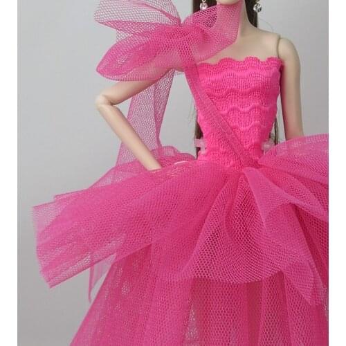 Latest for barbie clothes lot princess barbie doll wedding dress barbie clothes and accessories gowns evening dress Gifts