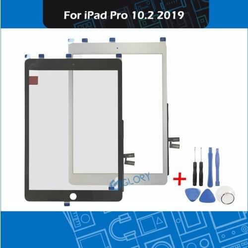 New A2197 A2198 A2200 A2199 Touch Screen For iPad 7th 2019 Pro 10.2 Digitizer Panel Front Glass Without Home button