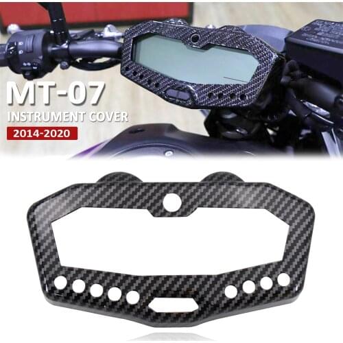 Fit For Tracer 700 2016-2019 Instrument Hat Motorcycle Speedometer Cover For Yamaha MT07 FZ07 2014-2020 2019 2018 2017 2015