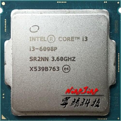 Intel Core i3-6098P i3 6098P 3.6 GHz Dual-Core Quad-Thread 54W CPU Processor LGA 1151