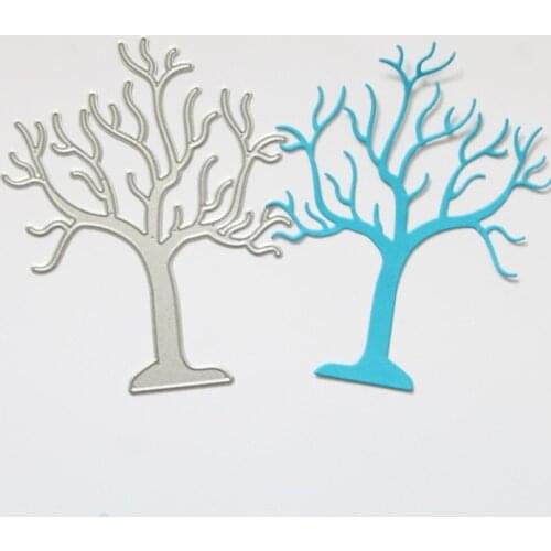 Happy Tree Frame Metal Cutting Dies Stencils Die Cut for DIY Scrapbooking Album Paper Card Embossing
