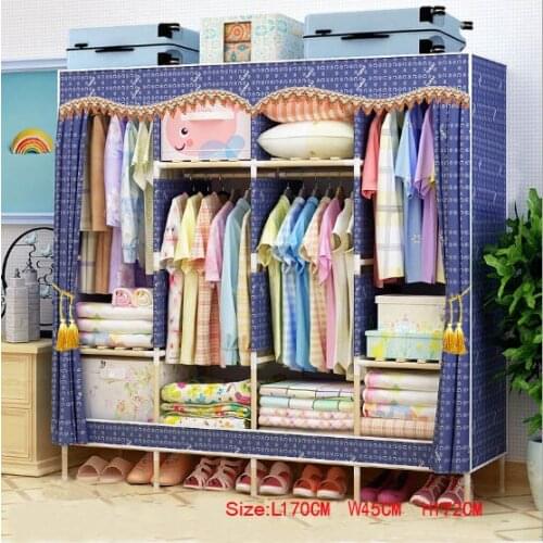 Factory Price Solid Wood Wardrobe length 170 cm