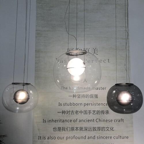 Nordic glass ball crystal chandelier ceiling chandelier lighting dining room avizeler living room decoration hanglampen