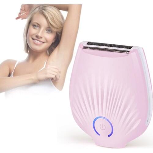 USB Fast Rechargeable Painless Women Epilator Waterproof Lady Shaver Hair Removal for Leg Underarm Bikini Line Body Trimmer