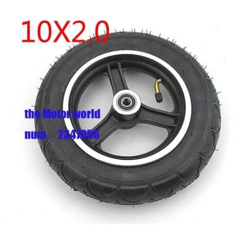 1 pcs 10x2 6.5 Inch Electric Balance Bike Scooter Motorcycle Wheel Rim With Tire And Inner Tube