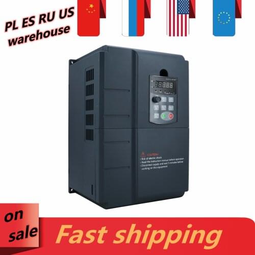 11KW 11000W VFD AC 380V 3 PHASE 0-3200HZ output 25A inverter for engines spindle motor
