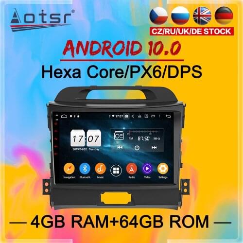 2 Din IPS Screen Android 10 DSP Car Multimedia Player For KIA Sportage 3 4 2010 2011- 2016 GPS Navi Audio Radio Stereo head unit