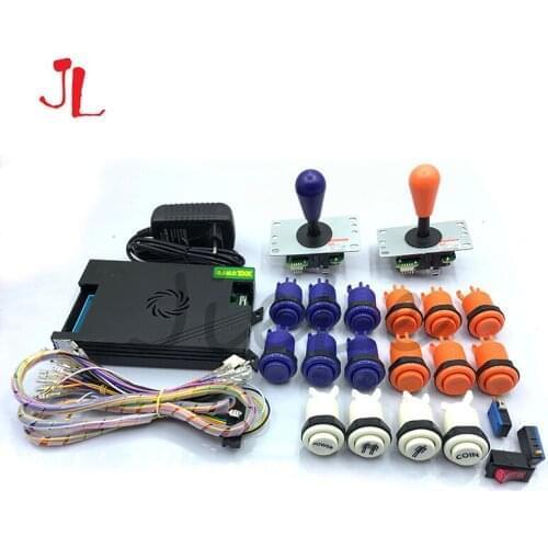 2 Player Original Pandora Box DX 3000 IN 1 new color happ Joystick and Button for DIY Arcade Machine Home Cabinet with Manual
